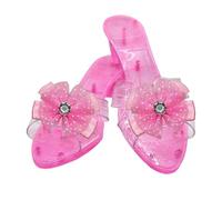 Scarpe da gioco con alto per bambini, 19 x 6 x 4 cm, con | sandali da principessa | per la collezione "Princess Dress Up Christmas Party": collana, anello, bracciale, orecchino