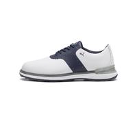 PUMA Avant, Golf Shoe Uomo, White-Deep Navy-Speed Blue, 41 EU