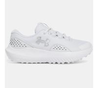 Scarpe da golf Under Armour Surge da donna Distant Grigio / Bianco / Metallico Argento 40