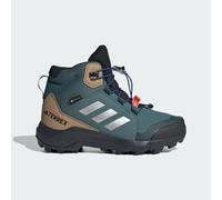adidas Terrex Mid Gore-Tex Hiking Shoes Kids, Scarpe da Trekking Unisex-Bambini, Preloved Teal/Silver Metallic/Semi Lucid Blue, 32 EU