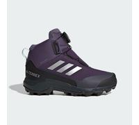 Adidas Terrex Winter Mid Boa Rain.RDY Hiking Shoes, Scarpe da Trekking Unisex-Bambini, Aurora Plum/Matte Silver/Core Black, 40 EU