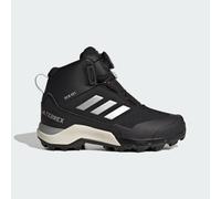 adidas Unisex - Bambini e ragazzi Terrex Winter Mid Boa Rain.Rdy Hiking Shoes, Core Black / Silver / Core Black, 34 EU