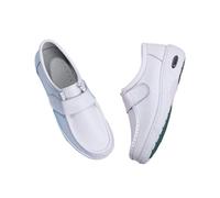 Scarpe da Infermiera Casual da Donna, Scarpe da Infermiera da Lavoro Regolabili Antiscivolo in Pelle Comode da Donna, Arch Support Mocassini Traspiranti da Donna, Sanitario(37 EU)