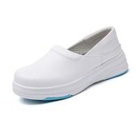 Scarpe da Infermiera per Donna, Scarpe da Infermiera da Donna, per Stare in Piedi Tutto Il Giorno, comode e Resistenti all'Acqua(White,38 EU)