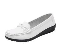 Scarpe da infermiere da donna - Scarpe da barca da donna espadrillas, slip-Ins-Grand Entry Shoe Business Sneakers senza lacci in pelle scarpe da ginnastica per attività ricreative espadrillas