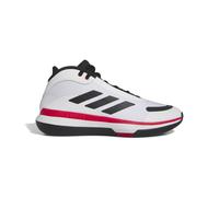 adidas Bounce Legends, Shoes-Low (Non Football) Unisex-Adulto, Ftwr White/Core Black/Better Scarlet, 43 1/3 EU