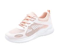 Scarpe da jogging da donna, estive, per il tempo libero, da donna, con suola morbida, in rete, per il tempo libero, per la corsa sulla strada, traspiranti, scarpe da jogging alla moda, Colore: rosa