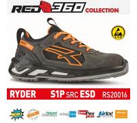 Scarpe da lavoro antinfortunistica RYDER S1P SRC ESD U-POWER Red 360 RS20016