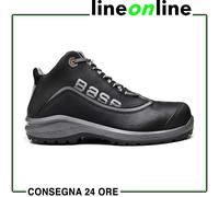 Base Protection Be-Free Top Scarponcino Antinfortunistico, da Donna e Uomo, Nero, Taglie 42