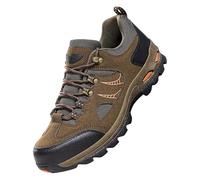 Scarpe da lavoro da uomo retrò, scarpe da trekking, ortopediche, grandi dimensioni, antiscivolo, per il tempo libero, comode, leggere, comode da allenamento, marrone, 39 EU