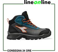 Diadora Sport Diatex Mid S3 Wr Ci Src, Mocassino Uomo, Grigio Castello Blu Lunare, 44 EU