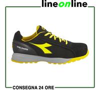 UTILITY DIADORA Glove MDS Text Low S1p HRO SRC, Scarpe da Ginnastica Unisex-Adulto, Nero, 44 EU
