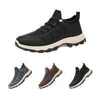 Scarpe da lavoro ortopediche per uomo uomo scarpe sportive scarpe da ginnastica casual leggere traspiranti scarpe da ginnastica di sicurezza stringate in rete calzature estive fondo spesso trainer per