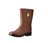 Scarpe da lavoro Unisex Adulto- RONTANI Art. STIVALI TRONCHETTO MARRONE