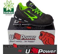 Calzatura di sicurezza Yoda S3 SRC Red Lion pelle nabuk idrorepellente numero 43 grigio scuroverde UPower