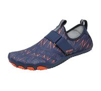 Scarpe da Mare Unisex Scarpe da Spiaggia per Uomo e Donna Sabbia per Esterni Acqua Wading Antiscivolo Asciugatura Rapida Nuoto Immersioni Suole morbide Taglio tracciamento Mare e Fiume (Blue, 40)