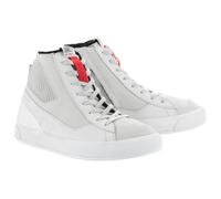 Scarpe da moto Alpinestars dichiarate - bianco/grigio freddo
