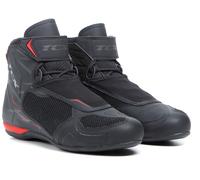 TCX RO4D Air Scarpe da moto, nero-rosso, taglia 47 per maschi
