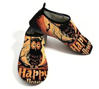 Scarpe da nuoto per Halloween, con gatto e luna e pipistrello, per donne e uomini, ad asciugatura rapida, per spiaggia, Multi, 41/42 EU