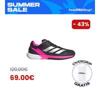 Scarpe da tennis da uomo Adidas Defiant Speed 2 M - black/grey/pink - Nero (44 2/3)
