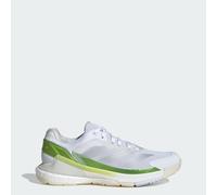 Scarpe da donna per il padel Adidas Crazyquick Boost Padel W - lucid lemon/cloud white/silver metallic - Multicolore (38)