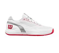 Scarpe da padel Wilson Rush Tour 5 CTC bianco brillante/Wilson Red/Microchip 2026 41 1/3