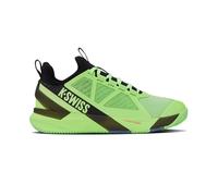 K-Swiss K-Frame Speed RUBLO Clay Scarpe da Tennis da Uomo, Verde Fluo/Nero/Lava Fluo, 42