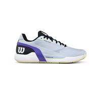 Scarpe da tennis da uomo Wilson Rush Pro 5 Clay - grey dawn/black/tender yellow - Grigio (44 2/3)