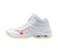 Scarpe da Pallavolo Mizuno - Wave Voltage 2 Mid BWhite/CalypsoCoral/Pale (donna)