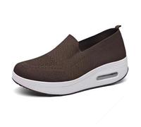 Scarpe da Passeggiate Femminili con Il Supporto ad Arco Scarpe da Ginnastica Non scivoloso Calze da Calzatura Trapuntato Knit Scarpe da Ginnastica con Sole Cuscino d’Aria Comfort Atletico per Il