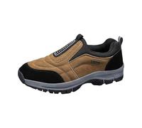 Scarpe da passeggio casual da uomo/donna, con tomaia in pelle scamosciata, suola robusta antiscivolo, scarpe sportive leggere per l'uso quotidiano del Regno Unito