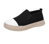 Scarpe da passeggio da donna, comode e comode, eleganti Dirndl, antiscivolo, da jogging, con cinghie e fibbia, per attività sportive all'aria aperta, Nero , 40 EU