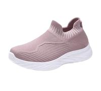 Scarpe da passeggio da donna, con imbottitura d'aria, scarpe da corsa su strada, ortopediche, antiscivolo, leggere, comode, per il tempo libero, per attività sportive all'aperto, Colore: rosa., 35 EU