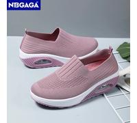 Scarpe da passeggio da donna Cuscino d'aria Scarpe ortopediche antiscivolo Piattaforma da donna Ciabatte Sneakers femminili con zeppa traspirante