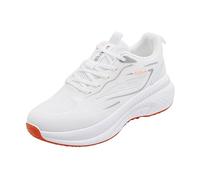 Scarpe da passeggio da donna in rete alla moda quattro comode e versatili scarpe casual da donna con fondo spesso traspiranti scarpe sportive da donna eleganti scarpe comode da donna, bianco, 38.5 EU