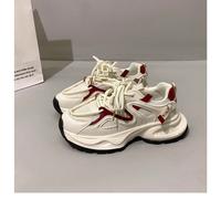 Scarpe da passeggio da donna Nuove sneakers da donna con suola spessa e tessuto a rete antiscivolo: il look retrò è arrivato! Queste scarpe da papà con design a rete traspirante sono fresche da indoss