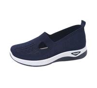 Scarpe da Passeggio da Donna Slip on Basse con Supporto per Arco Scarpe da Casa in Mesh Antiscivolo Ortopediche Casual Sneakers Estive Camminare Scarpes da Ginnastica Tennis Barca