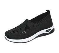 Scarpe da Passeggio da Donna Slip on Basse con Supporto per Arco Sneakers da Casa in Mesh Antiscivolo Ortopediche Casual Sneakers Estive Camminare Shoes da Ginnastica Tennis Barca Scarpe per Diabetici