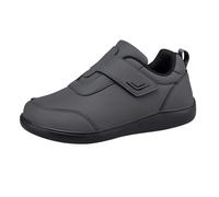 Scarpe da passeggio da uomo larghe in pelle ortopedica scarpe da ginnastica regolabili con supporto per arco plantare antiscivolo scarpe da trekking con piattaforma di grandi dimensioni scarpe da