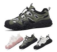 Scarpe da Passeggio da Uomo, Scarpe Ortopediche da Uomo, Scarpe Comode E Leggere per Il Lavoro, con Eccellenti proprietà di Flessibilità E Che Si Adattano Ai Movimenti del Piede(Army Green,39 EU)