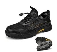 Scarpe da Passeggio da Uomo, Scarpe Ortopediche da Uomo, Scarpe Comode E Leggere per Il Lavoro, con Eccellenti proprietà di Flessibilità E Che Si Adattano Ai Movimenti del Piede(Black,44 EU)