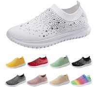 Scarpe da Passeggio Donna, Scarpe da Ginnastica Donna Scarpe Ginnastica Corsa Sportive Sneakers Comode Traspirante con Suola Morbida Mesh Scarpe Basse da Esterno da Donna per Primavera, Estate