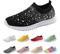 Scarpe da Passeggio Donna, Scarpe da Ginnastica Donna Scarpe Ginnastica Corsa Sportive Sneakers Comode Traspirante con Suola Morbida Mesh Scarpe Basse da Esterno da Donna per Primavera, Estate