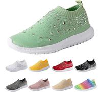 Scarpe da Passeggio Donna, Scarpe da Ginnastica Donna Scarpe Ginnastica Corsa Sportive Sneakers Comode Traspirante con Suola Morbida Mesh Scarpe Basse da Esterno da Donna per Primavera, Estate