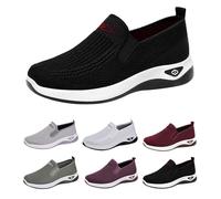 Scarpe da passeggio estive leggere larghe H scarpe ortopediche traspiranti maglia a piedi nudi scarpe da infermiera memory schiuma cuscino aria scarpe da ginnastica da donna comode scarpe da