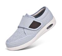 Scarpe da Passeggio Extra Larghe Regolabili da Donna E Uomo Facili da Indossare E da Togliere per Alleviare Il Dolore Ai Piedi degli Anziani con Cuscino d'Aria E Memory Foam (A10082)