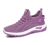 Scarpe da passeggio larghe da donna, ortopediche, con supporto per l'arco, scarpe da corsa casual, scarpe sportive da donna, leggere e traspiranti, Viola, 40 EU