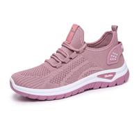 Scarpe da passeggio larghe da donna, ortopediche, con supporto per l'arco, scarpe da corsa casual, scarpe sportive da donna, leggere e traspiranti, rosa, 40.5 EU