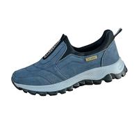 Scarpe da passeggio ortopediche da uomo, extra larghe, con supporto per arco plantare, traspiranti, leggere, antiscivolo, per escursionismo, trekking, scarpe da ginnastica in pelle impermeabili, per