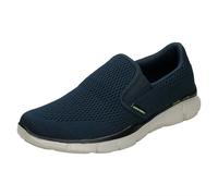 Uomo Skechers Memoria Schiuma Slip On Scarpe da Passeggio Doppio Play